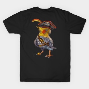 Parrot cockatiel bir pirate cockatiel lover T-Shirt